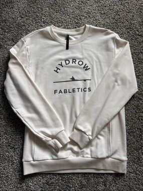 Fabletics Hydrow Crewneck Sweatshirt - Cream